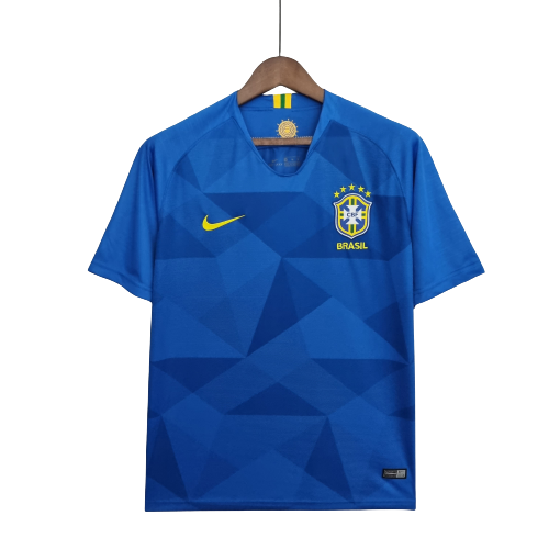 Men's Brazil 2018 (Away) Retro Jersey