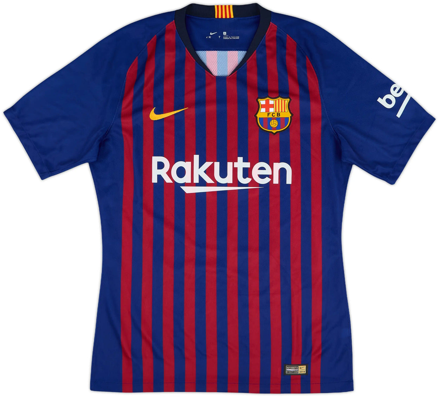 Men's FC Barcelona 2018/19 (Home) Retro Jersey