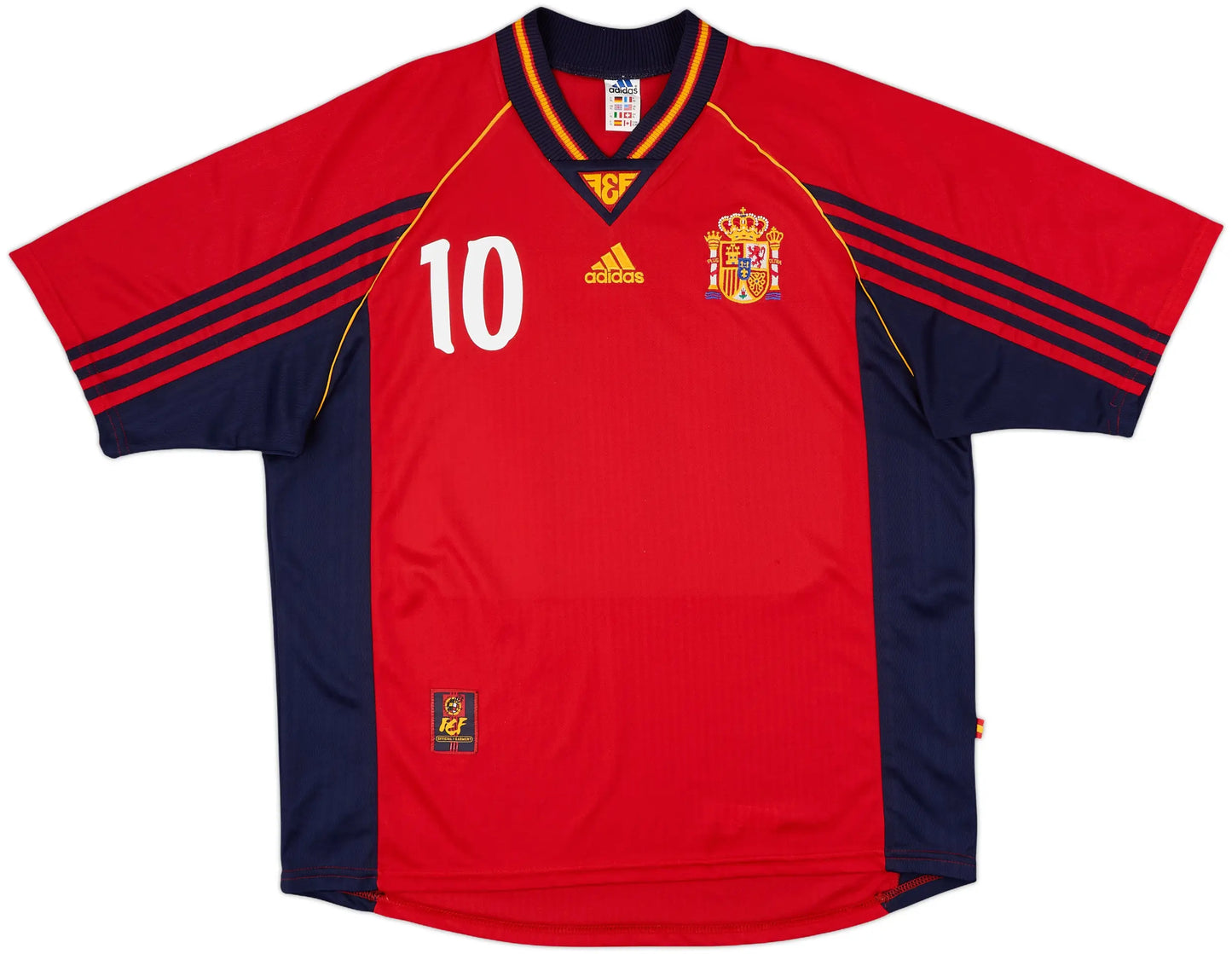 Men's Spain 1998 (Home) Retro Jersey