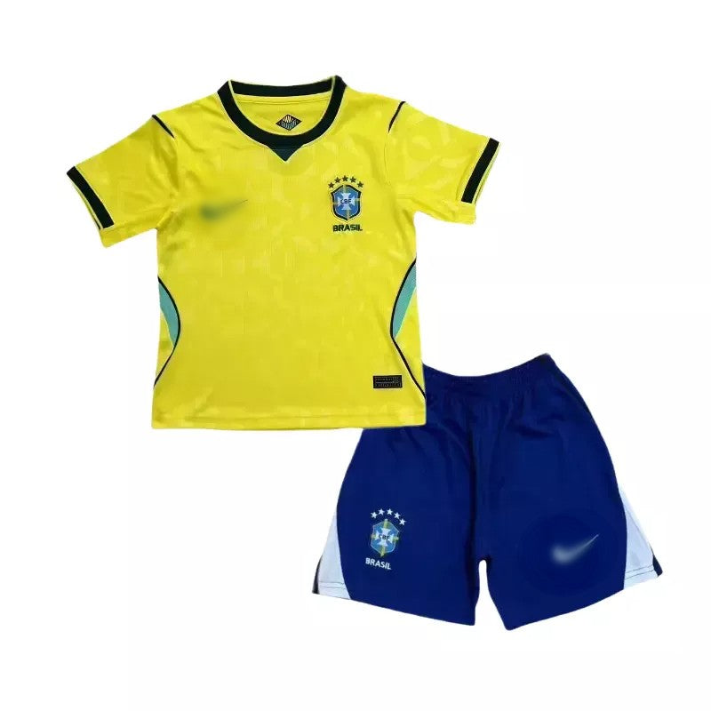Kids Brazil World Cup Jersey Kit (Home)