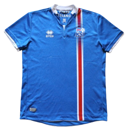 Men's Iceland 2016 (Home) Retro Jersey