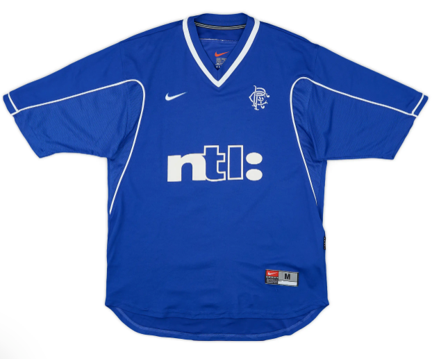 Men's Rangers FC 1999/01 (Home) Retro Jersey