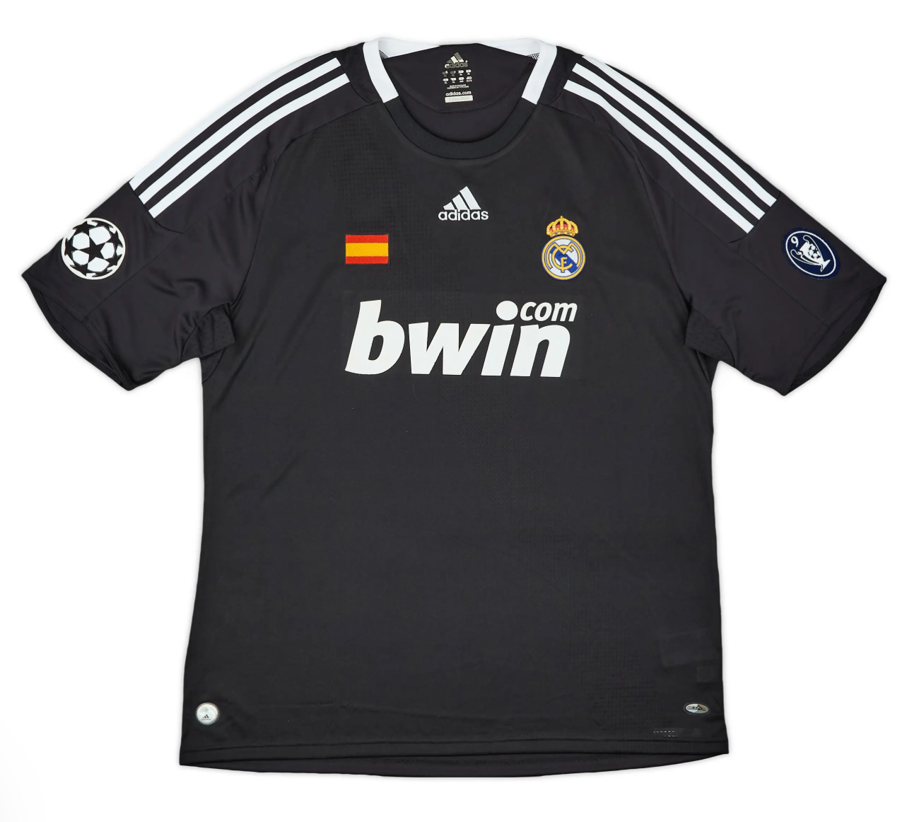 Men's Real Madrid 2008/09 (Third) + Champions League Badge Retro Jersey