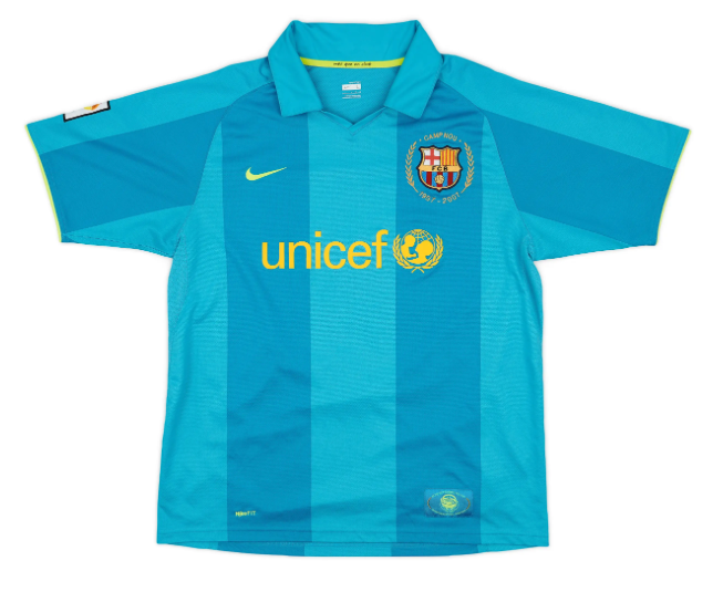 Men's FC Barcelona 2007/09 (Third) Retro Jersey