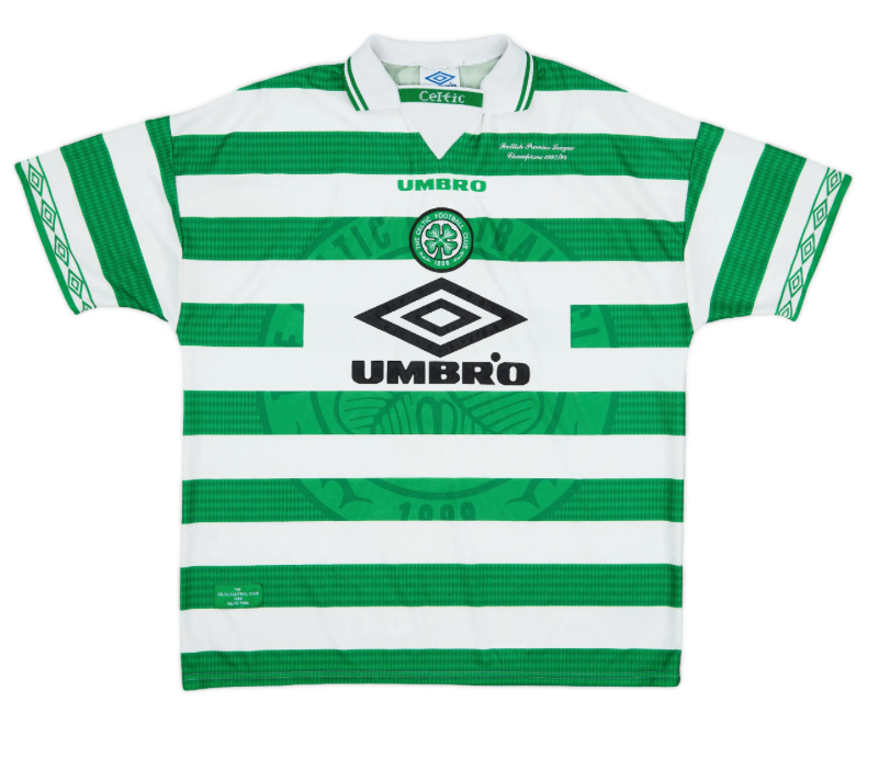 Men's Celtic FC 1997/99 (Home) Retro Jersey