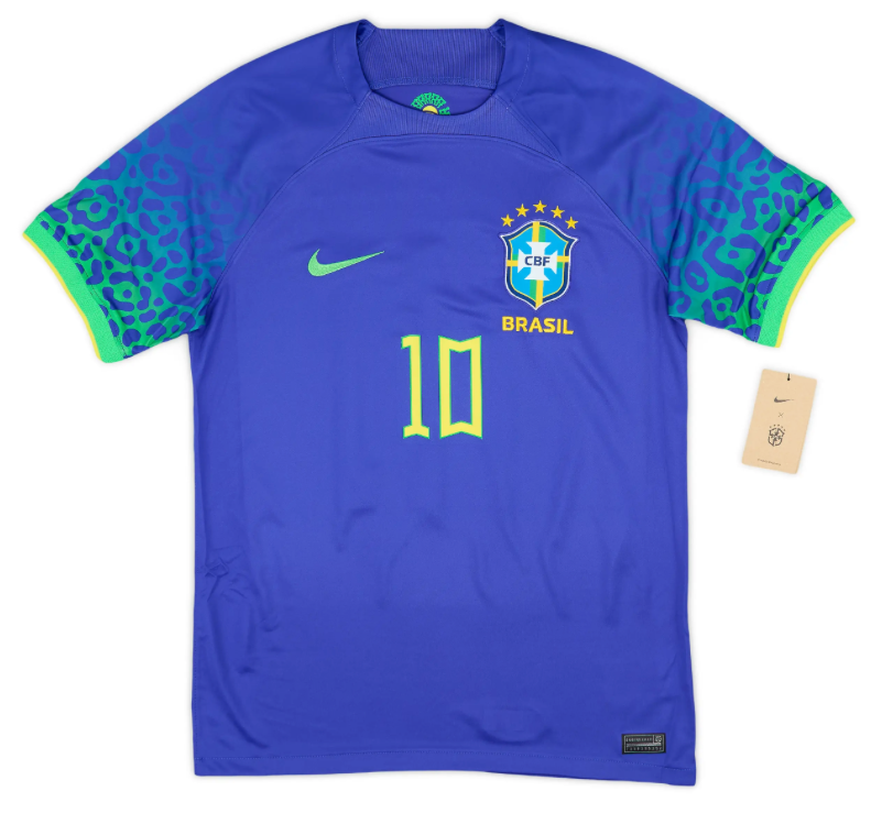 Men's Brazil 2022/23 (Away) Retro Jersey