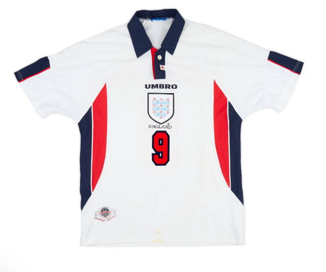 Men's England 1998/99 (Home) Retro Jersey
