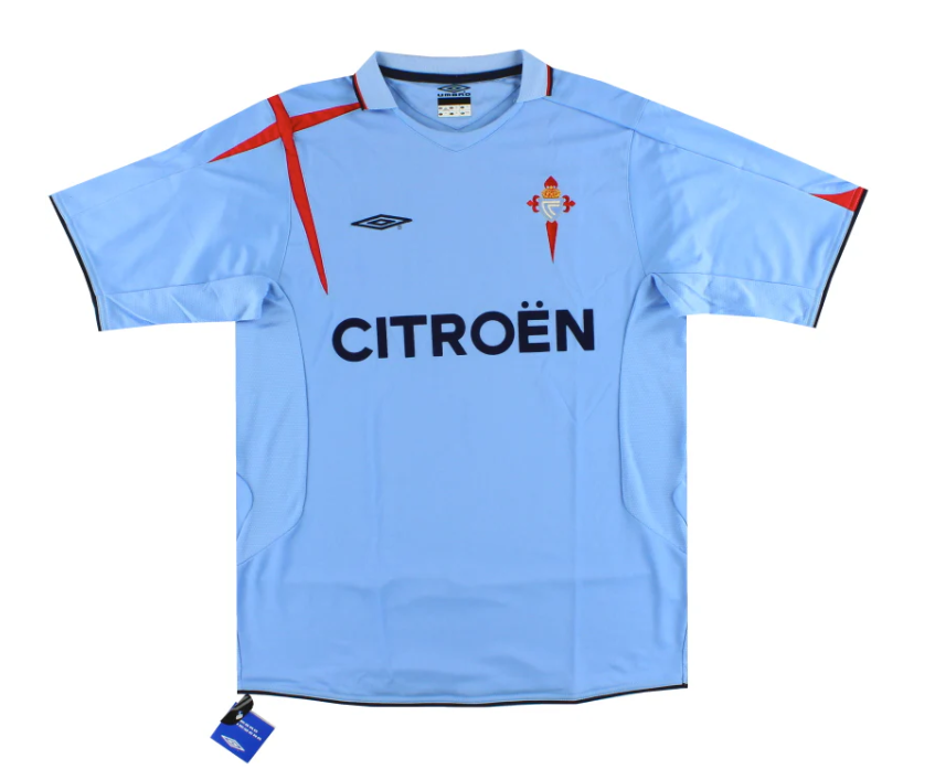 Men's RC Celta de Vigo 2005/06 (Home) Retro Jersey