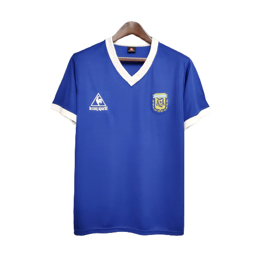 Men's Argentina 1986 (Away) Retro Jersey