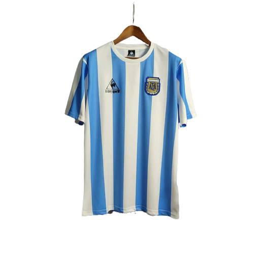 Men's Argentina 1986 (Home) Retro Jersey