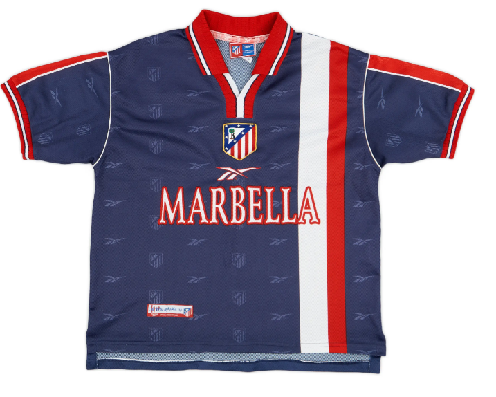 Men's Atletico Madrid 1998/99 (Away) Retro Jersey