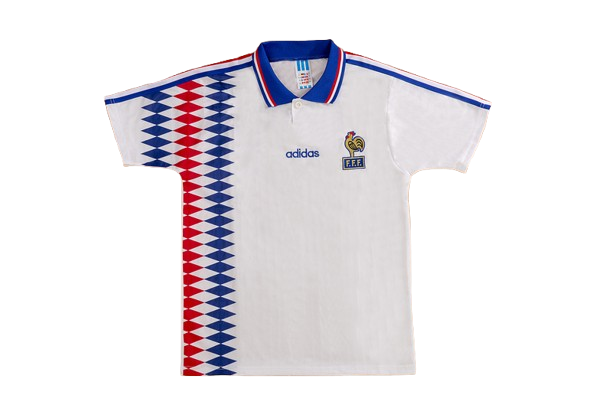 Men's France 1994/95 (Away) Retro Jersey