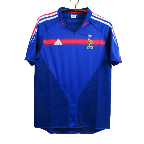 Men's France 2004 (Home) Retro Jersey