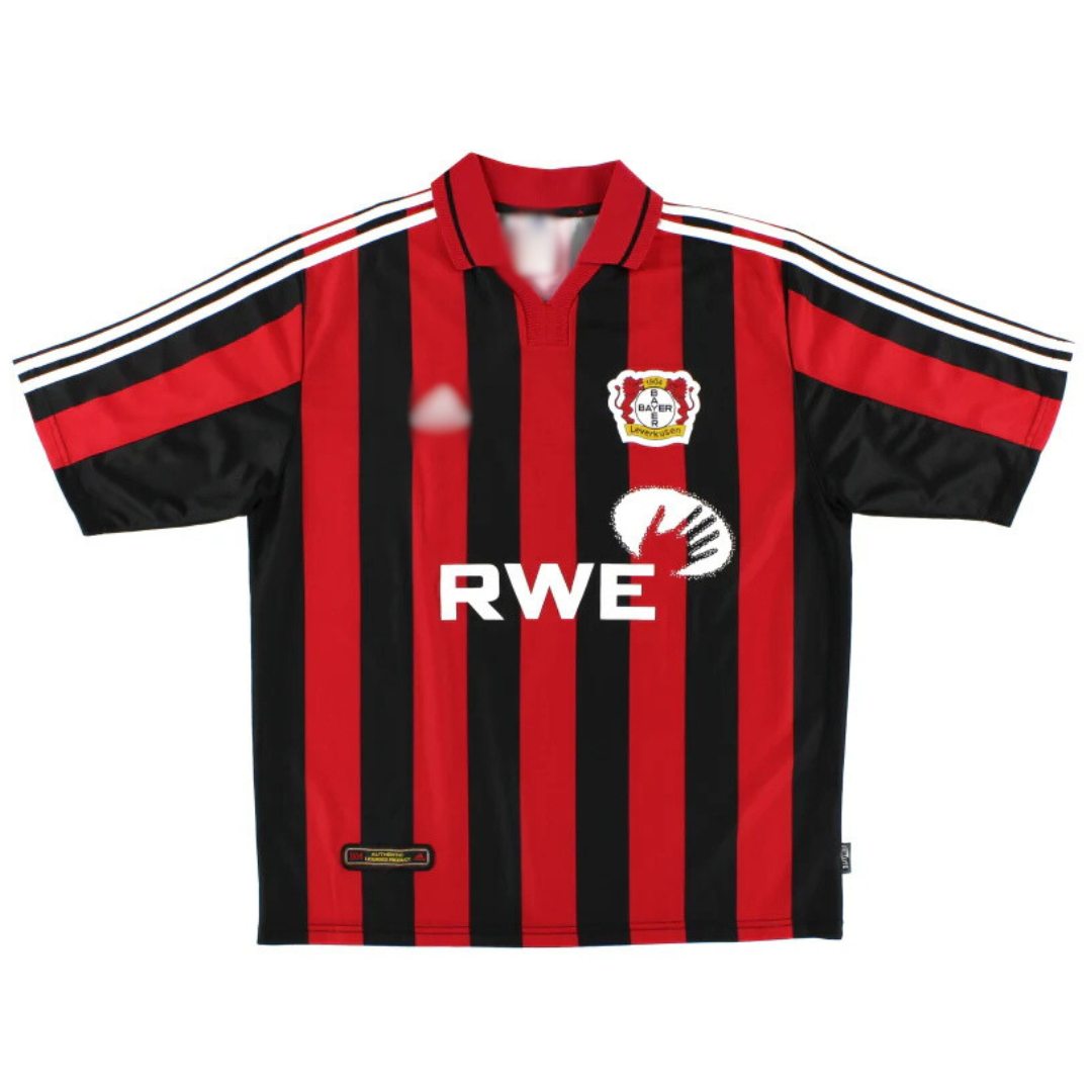 Men's Bayer Leverkusen 2001/02 (Home) Retro Jersey