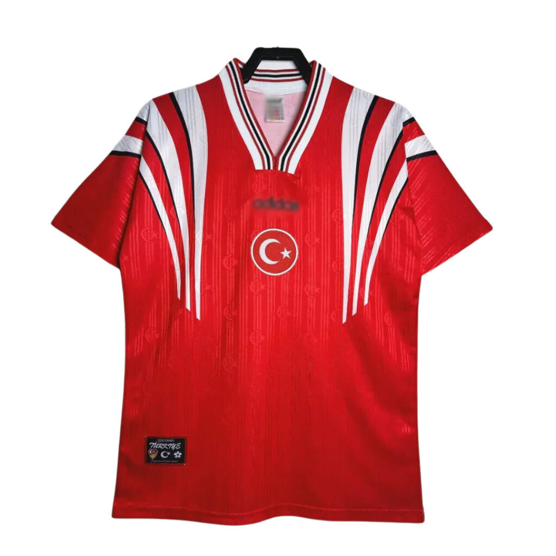 Men's Turkey 1996 (Home) Retro Jersey