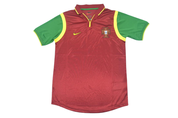 Men's Portugal 1999 (Home) Retro Jersey