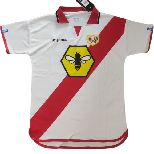 Men's Rayo Vallecano 2001/02 (Home) Retro Jersey