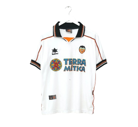 Men's Valencia CF 1999/00 (Home) Retro Jersey