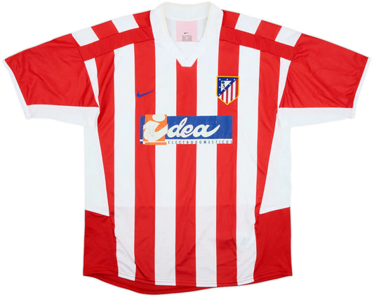 Men's Atletico Madrid 2002/03 (Home) Retro Jersey