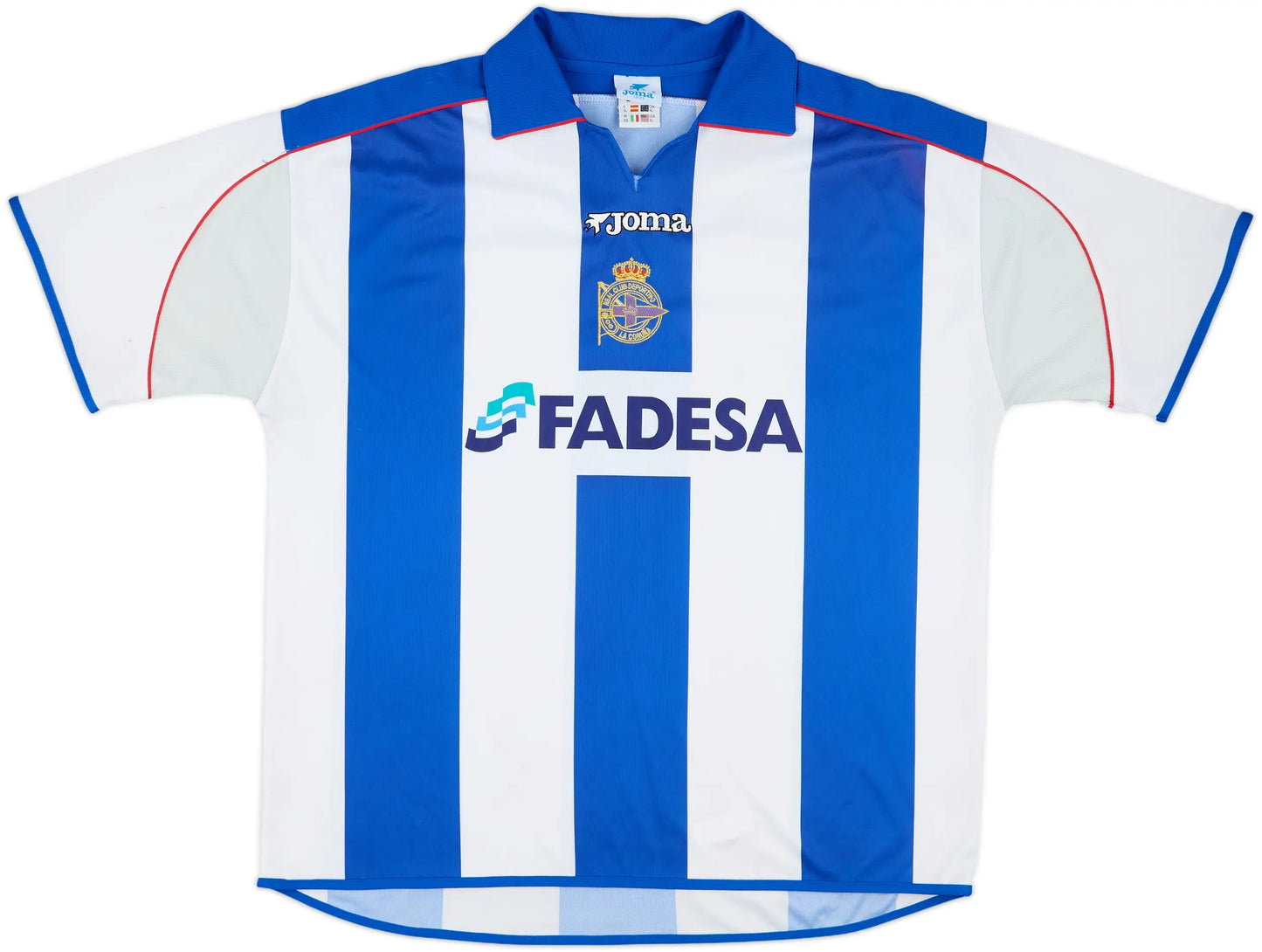 Men's Deportivo de La Coruña 2001/02 (Home) Retro Jersey