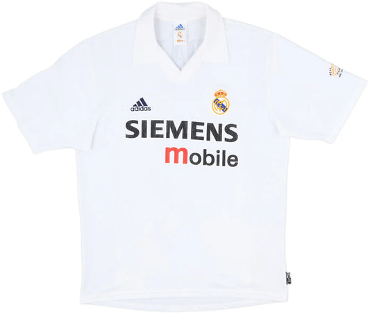 Men's Real Madrid 2002/03 (Centenary Home) Retro Jersey