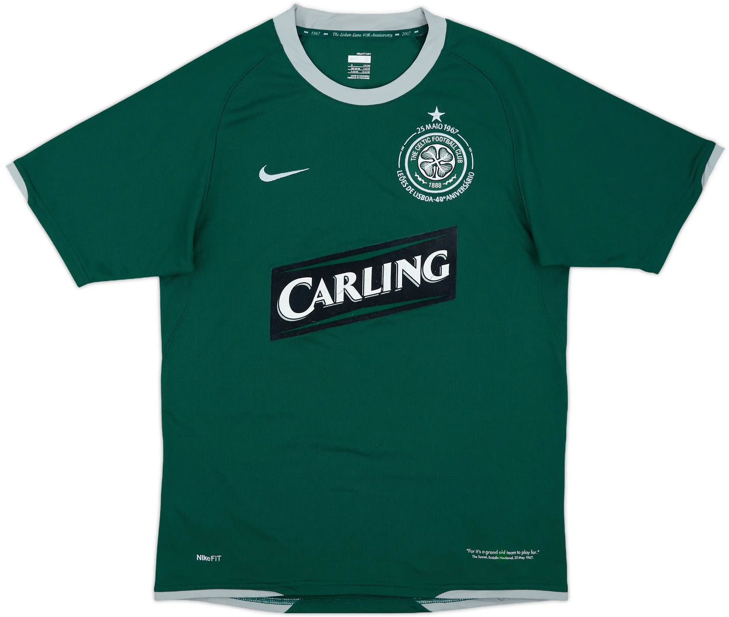 Men's Celtic FC 2007/08 (Away) Retro Jersey