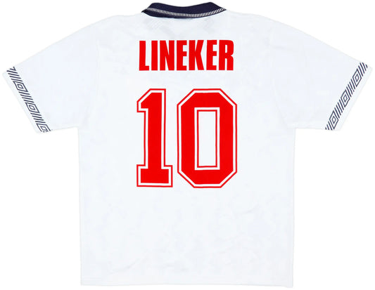 Men's England 1990/92 (Home) Retro Jersey