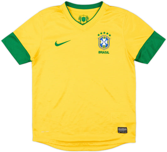 Men's Brazil 2012/13 (Home) Retro Jersey