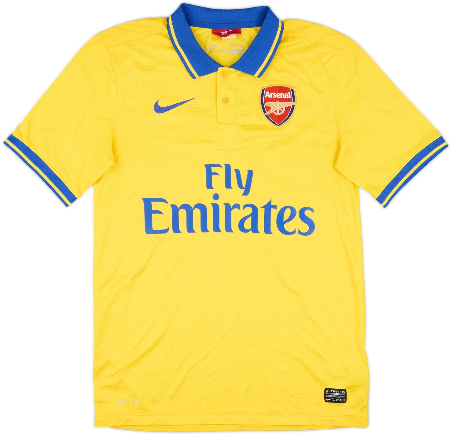 Men's Arsenal 2013/14 (Away) Retro Jersey