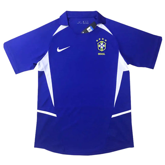 Men's Brazil 2002 (Away) Retro Jersey