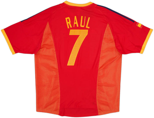 Men's Spain 2002 (Home) Retro Jersey