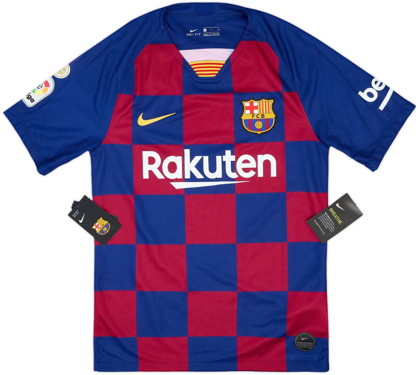 Men's FC Barcelona 2019/20 (Home) Retro Jersey