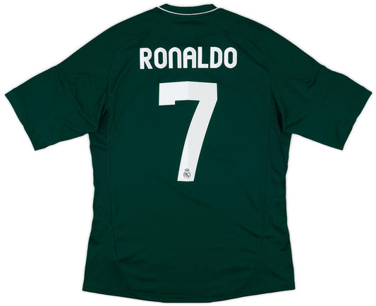 Men's Real Madrid 2012/13 (Third) w/ Champions League badges Retro Jersey
