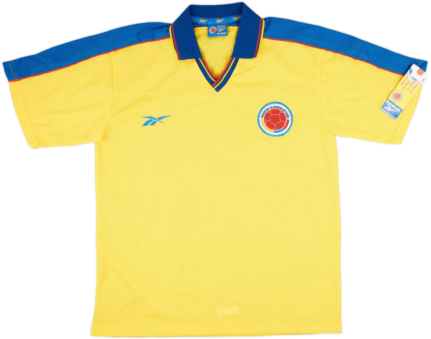 Men's Colombia 1998 (Home) Retro Jersey