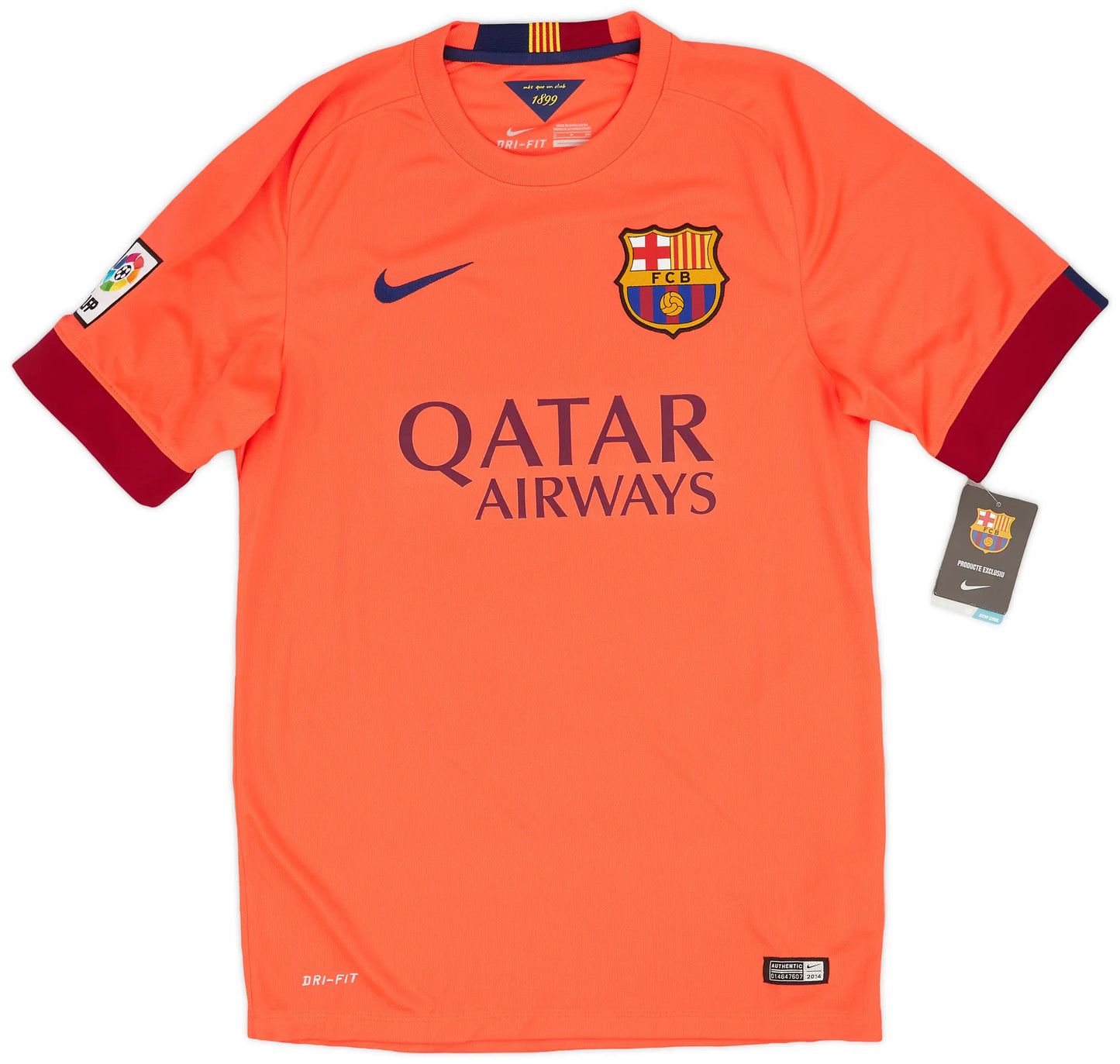 Men's FC Barcelona 2014/15 (Away) Retro Jersey