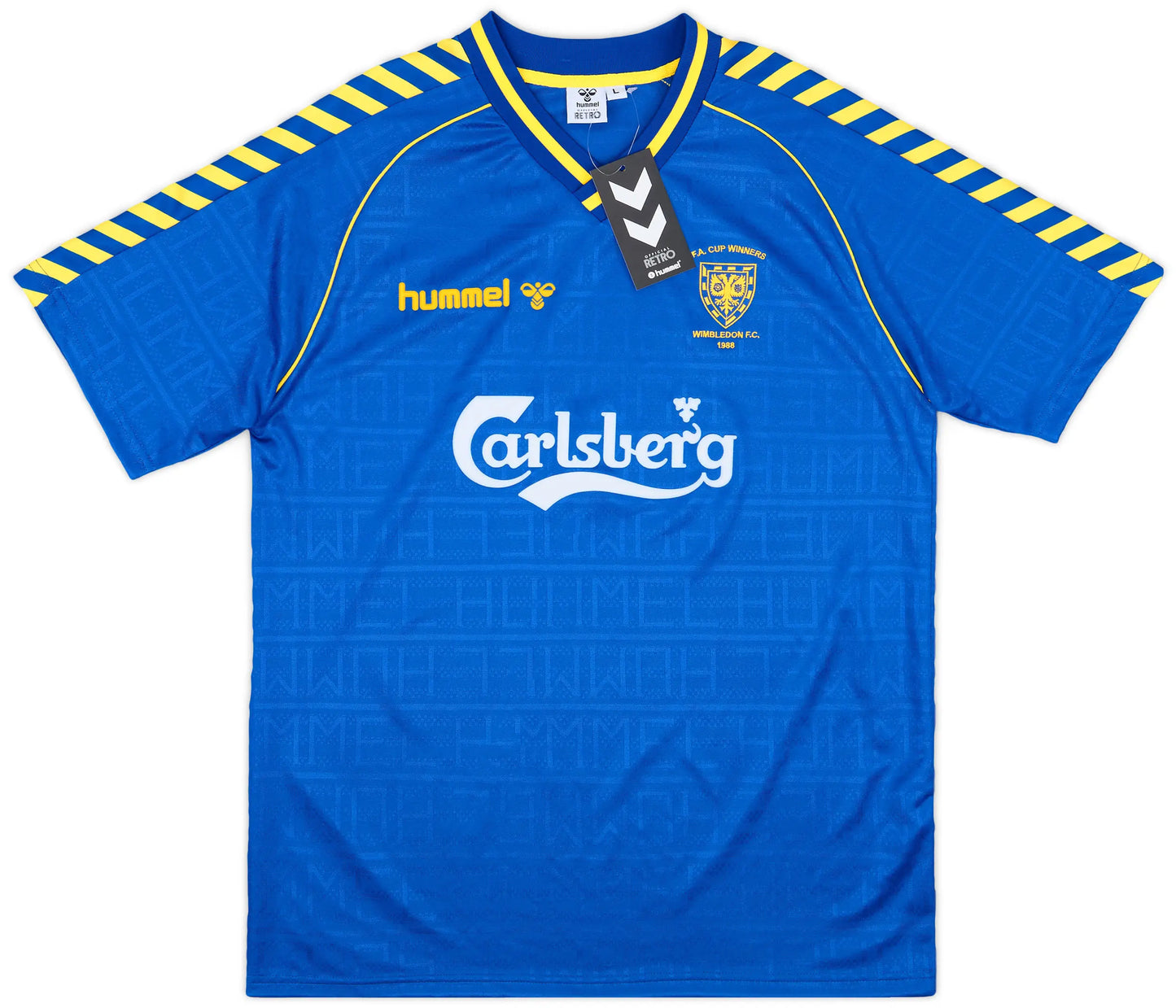 Men's Wimbledon FC 1988/89 (Home) Retro Jersey