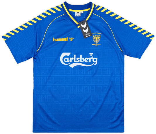 Men's Wimbledon FC 1988/89 (Home) Retro Jersey