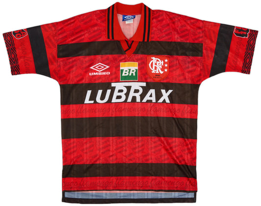 Men's Flamengo 1995/96 (Home Centenary) Retro Jersey