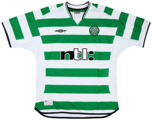 Men's Celtic FC 2002/03 (Home) Retro Jersey
