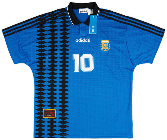 Men's Argentina 1994 (Away) Retro Jersey