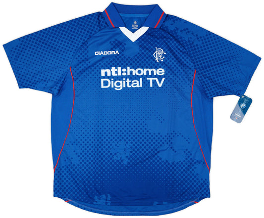 Men's Rangers FC 2002/03 (Home) Retro Jersey