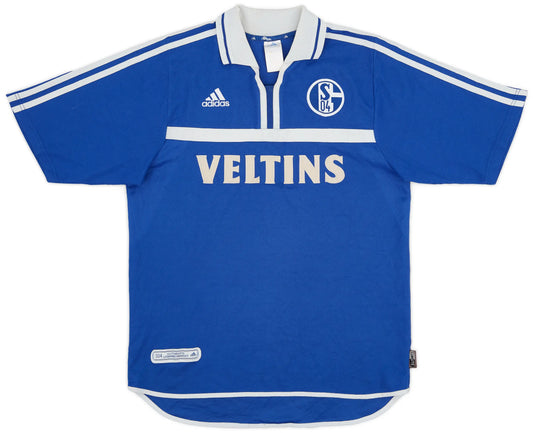 Men's Schalke 04 2000/01 (Home) Retro Jersey
