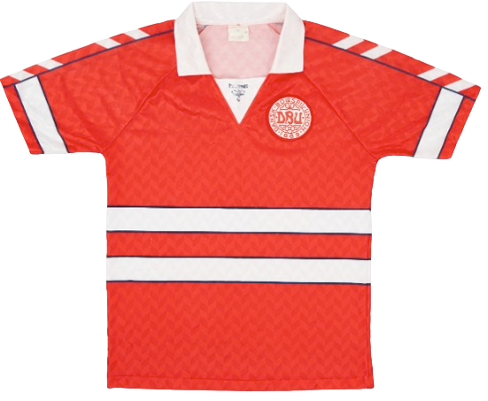 Men's Denmark 1988 (Home) Retro Jersey