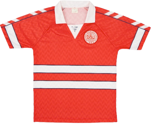Men's Denmark 1988 (Home) Retro Jersey