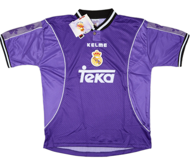 Men's Real Madrid 1997/98 (Away) Retro Jersey