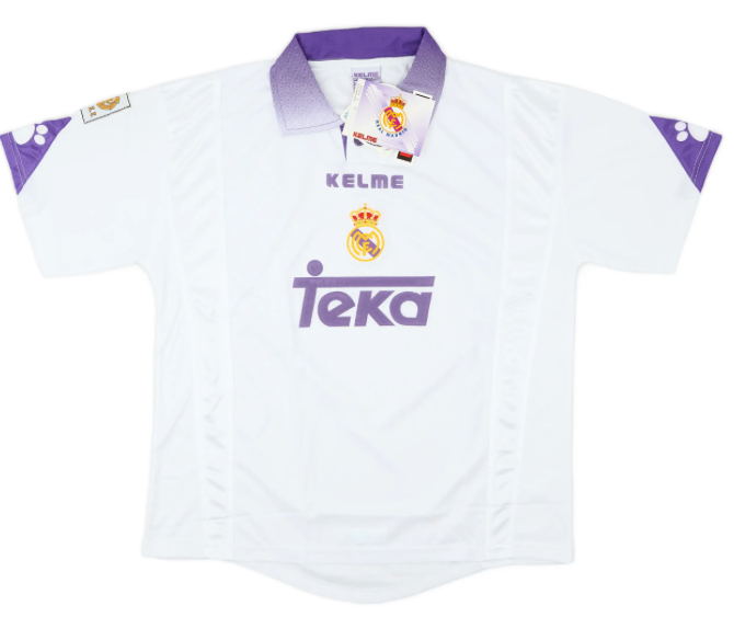 Men's Real Madrid 1997/98 (Home) Retro Jersey