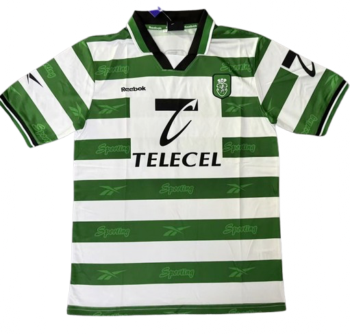Men's Sporting CP 1999/00 (Home) Retro Jersey