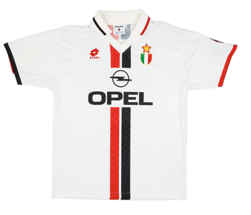 Men's AC Milan 1995/96 (Away) Retro Jersey