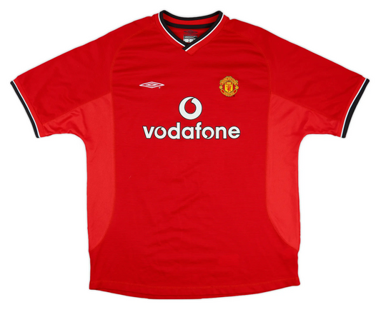 Men's Manchester United 2000/02 (Home) Retro Jersey