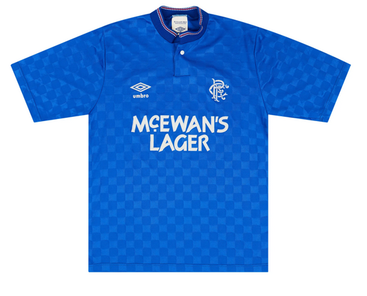 Men's Rangers FC 1987/90 (Home) Retro Jersey
